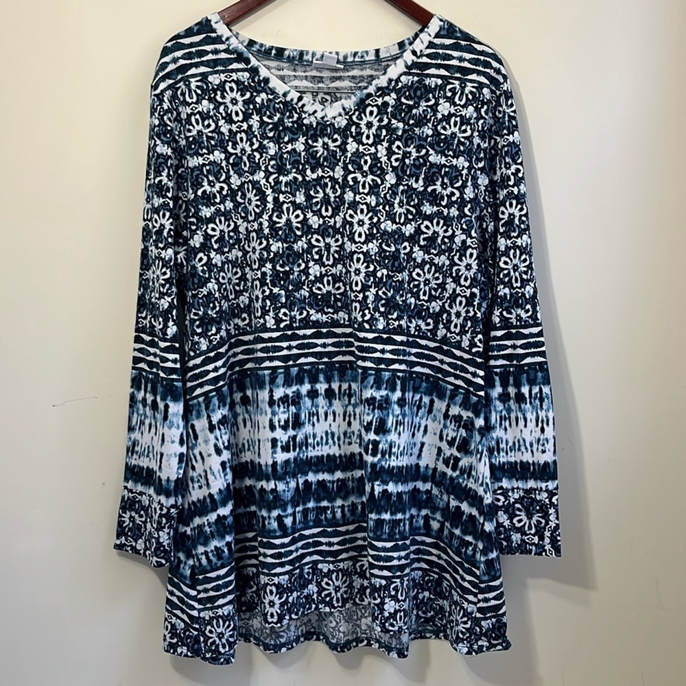 LuLaRoe Women’s Long Sleeve Tunic Shirt Size Large